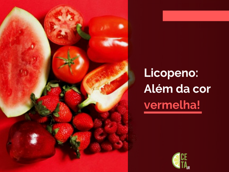 Além da coloração vermelha, a estrutura faz com que o licopeno seja apontado com um dos mais eficientes antioxidantes. Quer saber mais? Confira aqui!