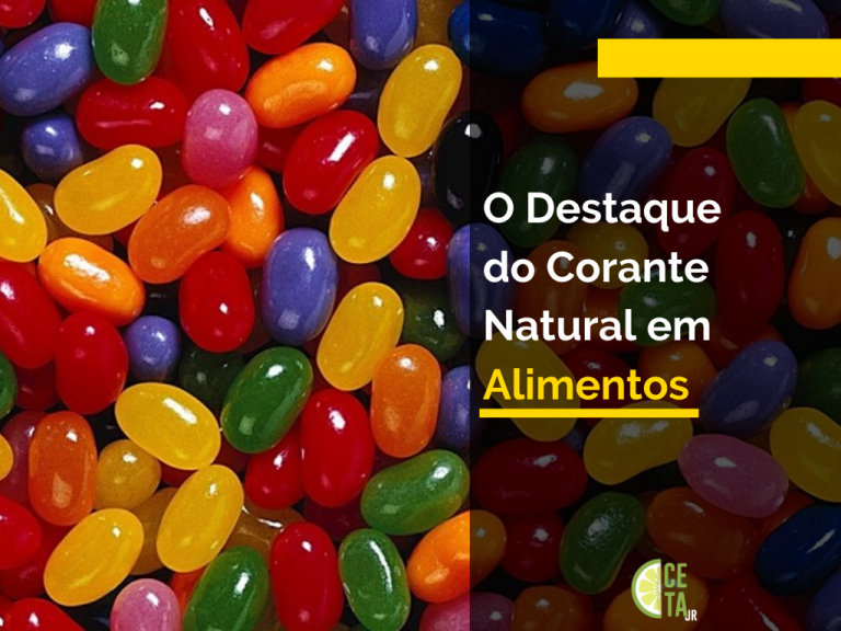 O destaque do corante natural em alimentos