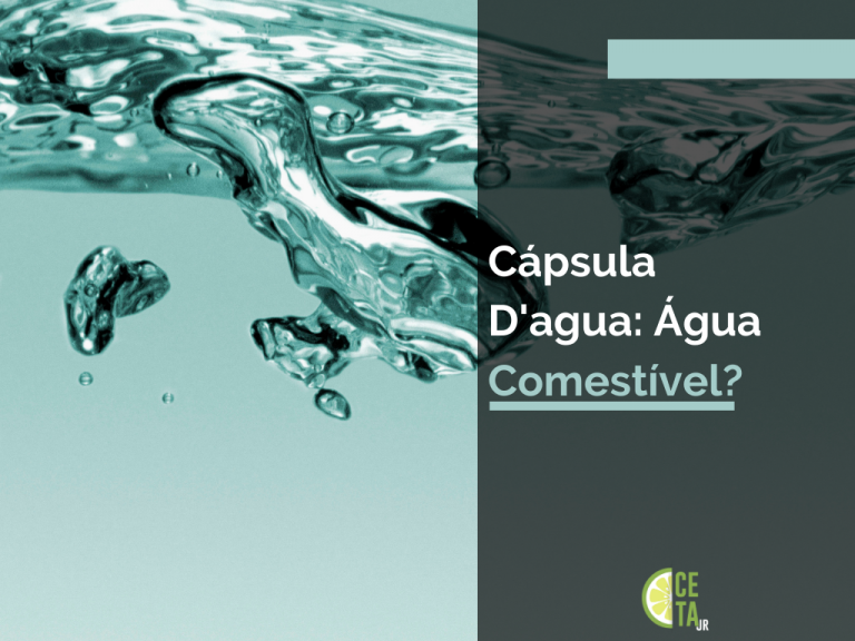 Cápsula D'agua: Água Comestível?