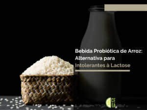 Bebida probiótica a base de extrato de arroz.