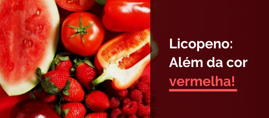 Além da coloração vermelha, a estrutura faz com que o licopeno seja apontado com um dos mais eficientes antioxidantes. Quer saber mais? Confira aqui!