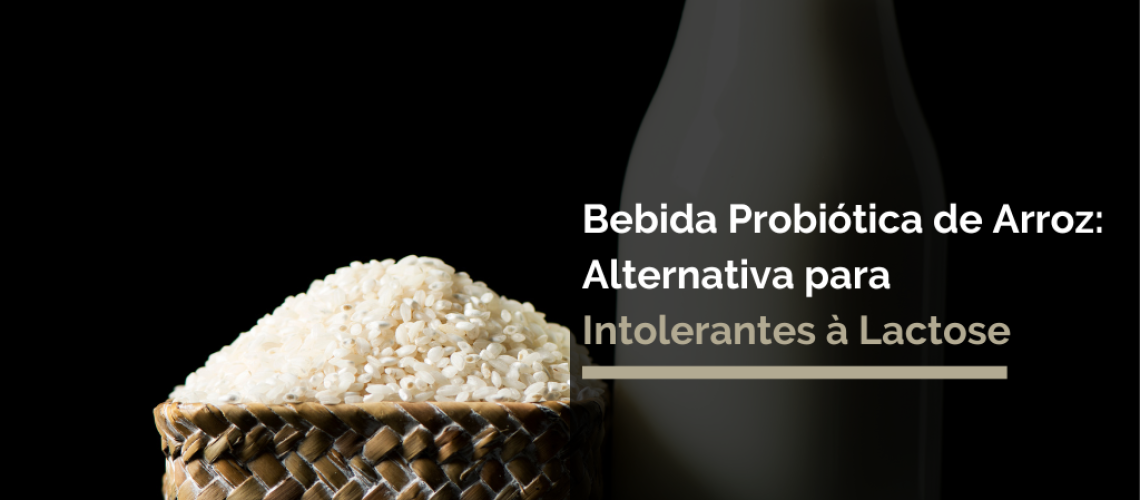 Bebida probiótica a base de extrato de arroz.